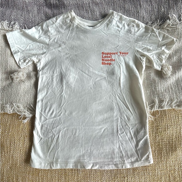 Women's off white Noodle Shop Graphic Tee - Picture 2 of 3